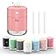 Портативный мини-увлажнитель SZO, 500 мл, USB-персональный увлажнитель воздуха с холодным туманом для спальни, офиса, путешествий, бесшумный 20 дБ, с 2 режимами тумана и автоматическим отключением, маленький настольный увлажнитель (белый)