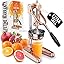 Соковыжималка Zulay Kitchen из чугуна – Прочная ручная соковыжималка со съемными ситами для легкой очистки, Пресс для апельсинового сока цитрусовых, Идеально подходит для барменов, любителей сока и приверженцев здорового образа жизни