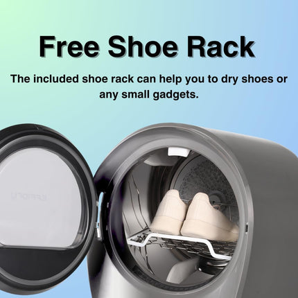 [Local warehouse]S3 Compact Clothes Dryer 1.0 cu.ft Capacity 110V 1050W Portable Dryers Machine with Stainless Steel Drum 8 Drying Mode for Small Spaces,Apartments dorm Mini electric secadora portatil de ropa