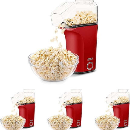 DASH Fresh Pop Popcorn Maker - Приготовление попкорна без масла, на горячем воздухе - С мерным стаканчиком и книгой рецептов - Идеально подходит для киновечеров - 16 чашек, цвет аква