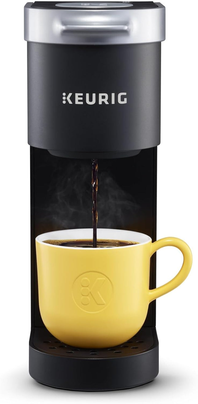 Кофеварка Keurig K-Mini, капсульная, для приготовления одной порции, объем 177–355 мл, с отсеком для хранения шнура, идеальна для небольших помещений, черная