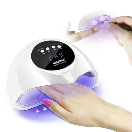 JODSONE U V LED лампа для ногтей, сушилка для гель-лака, светодиодная лампа с автоматическим датчиком и 4 таймерами