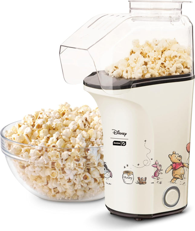 DASH Fresh Pop Popcorn Maker - Приготовление попкорна без масла, на горячем воздухе - С мерным стаканчиком и книгой рецептов - Идеально подходит для киновечеров - 16 чашек, цвет аква