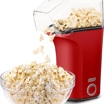DASH Fresh Pop Popcorn Maker - Приготовление попкорна без масла, на горячем воздухе - С мерным стаканчиком и книгой рецептов - Идеально подходит для киновечеров - 16 чашек, цвет аква