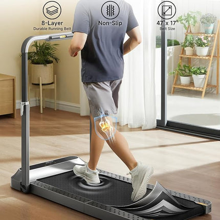 【Local warehouse】WALKINGPAD Folding Treadmill, 2 in 1 Walking Pad Under Desk Treadmill for Home and Office, Compact Foldable Design with App Control and LED Display