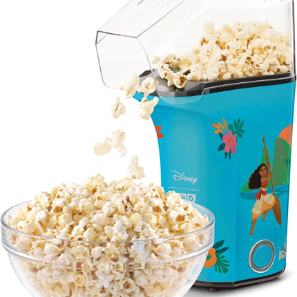DASH Fresh Pop Popcorn Maker - Приготовление попкорна без масла, на горячем воздухе - С мерным стаканчиком и книгой рецептов - Идеально подходит для киновечеров - 16 чашек, цвет аква