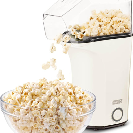 DASH Fresh Pop Popcorn Maker - Приготовление попкорна без масла, на горячем воздухе - С мерным стаканчиком и книгой рецептов - Идеально подходит для киновечеров - 16 чашек, цвет аква