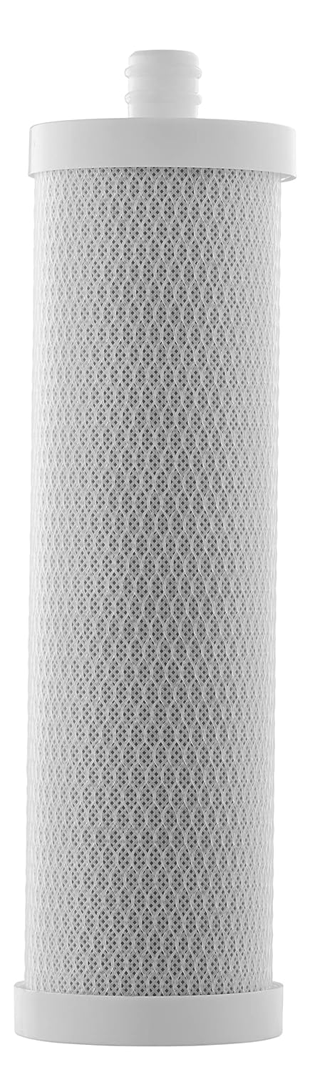 Mist Countertop Water Filter, 5-Stage Water Filtration System Countertop Technology, 8000 Gallon Capacity, Stainless Steel, Reduces Heavy Metals, Chlorine, Bad Taste & Odor (1 Filter Included)