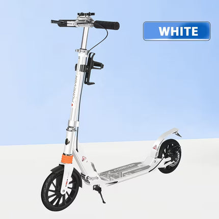 【Local warehouse】Mechanical Disc Brake And Double Lock Adjustment, Quick-Folding Storage, Shock-Absorbing And Non-Slip Adult Scooter (Non-Electric), Without Battery
