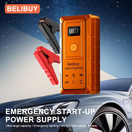【Local warehouse】8000W High-Power 12V Car Emergency Starting Power Supply/Battery Booster, Suitable for 6L Gasoline Or 5L Diesel Engine Car Battery Jumper Starter, with Mobile Power Supply/Dual Output/Led Light, Car Parts Tool, Fast Delivery Speed!